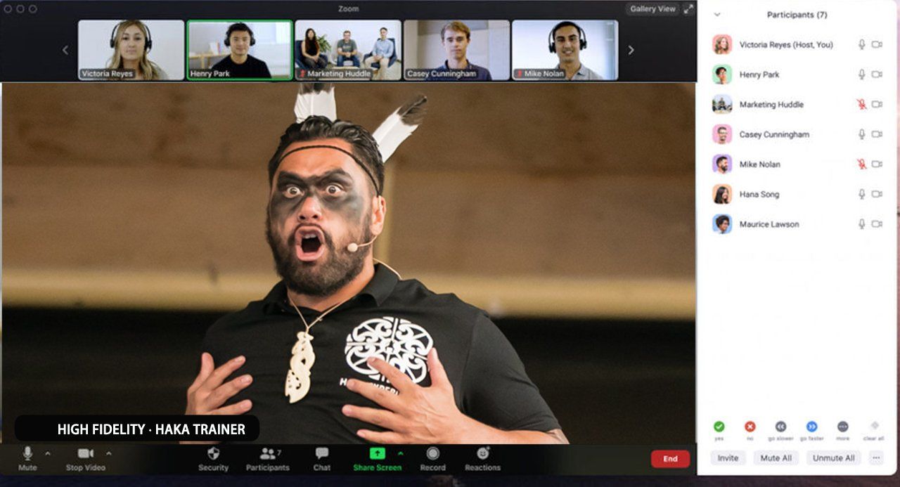 Haka Team Building Virtual