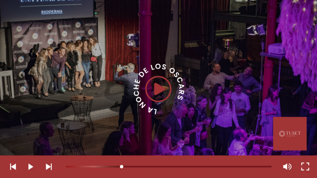 Cuando una gala de empresa se convierte en noche de cine